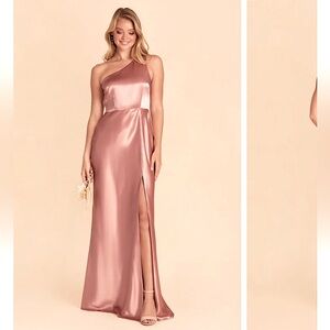 BIRDY GREY KIRA SHINY SATIN DESERT ROSE women’s size M BridesMaid wedding dress